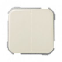 SIMON 31 31397 Double Switch Mechanism - Marble