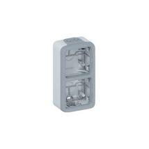 LEGRAND Plexo 069661 2 Element Vertical Junction Box - Grey