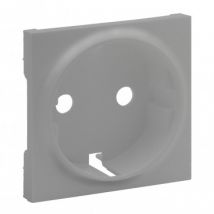 2P+T LEGRAND Niloé Step 864_20 2P+T Power Base Socket - Aluminium