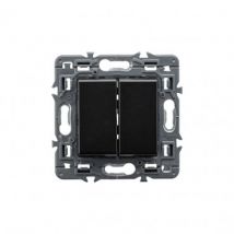 LEGRAND 10AX Valena Next 741444 Single Pole Double Switch Mechanism - Dark