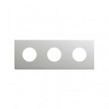 Frame 3 Elements Minimal Aesthetics for Schuko Socket Base CLEAN SIMON 270 27110630 - Aluminium