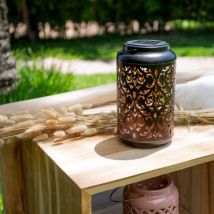 Erté Solar LED Table Lamp with Rechargeable Battery - Orange