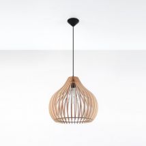 Aprilla Wooden Pendant Lamp SOLLUX - Natural Wood