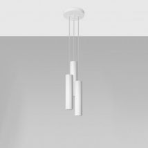 3P Lagos Metal Pendant Lamp SOLLUX - White