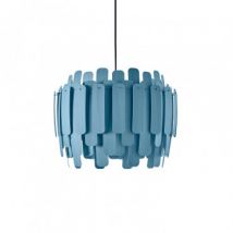 Maruja LZF Wooden Pendant Lamp - Blue