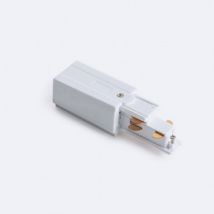 Right Side Power Connector for Three Circuit DALI Track - White