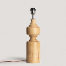 Sansa Wooden Table Lamp Base ILUZZIA - Natural