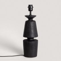 Base for Alaia Wooden Table Lamp ILUZZIA - Black
