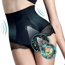 Lytess - Culotte Dentelle Amincissante Ventre Plat - Noir - Taille S/M