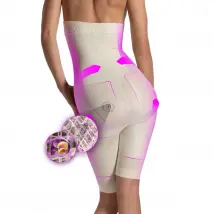 Lytess - Panty Push Up Taille Haute Gainant Minceur - Ivoire - Taille XXL