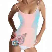 Lytess - Top Fines Bretelles Hydratant - S/M - Taille Rose