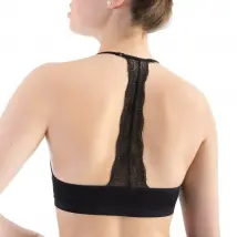 Lytess - Brassiere Hydratante Dos Dentelle - Noir - Taille S/M