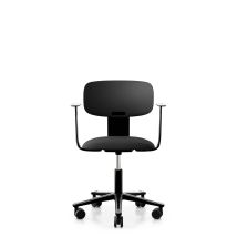 Chaise de bureau assise capitonnée avec accoudoirs Tion 2140