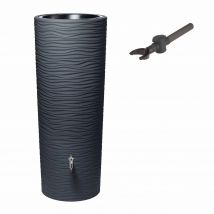 Récupérateur d'eau avec bac à fleurs 350L, Natura