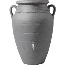 Récupérateur d'eau avec bac à fleurs et accessoires 250 L, Gris Antik