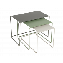 Trilogie de tables basses gigognes Evidence Nature Oulala FERMOB