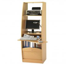 Meuble multimédia Solo 60 cm, hêtre