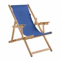 Chilienne Pliante avec Accoudoirs en Bois LONA