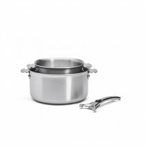 Lot de 2 casseroles 16 et 20 cm avec poignée Loqy Alchimy DE BUYER