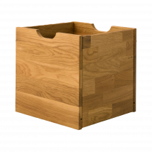 Cube de rangement bois massif Cyriel