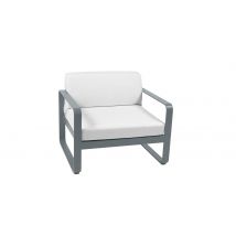 Fauteuil Bellevie Blanc Grisé en Aluminium FERMOB
