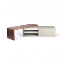 Meuble TV Torre noyer/gris