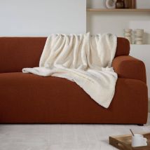 Plaid sherpa gaze de coton bio Pablo CAMIF