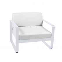Fauteuil Bellevie Blanc Grisé en Aluminium FERMOB