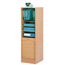 Classeur à rideau simple H140 cm