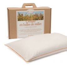 Oreiller ferme en millet biologique, MILLE OREILLERS