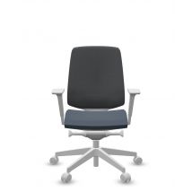 Fauteuil de bureau base grise et dossier résille Light Up 250SL PROFIM