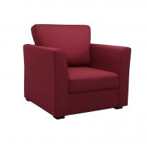 Fauteuil tissu coton déhoussable Marbella