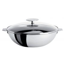 Wok + couvercle CRISTEL Casteline - 24 cm