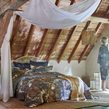 Housse de couette satin de coton JARDINS DE BABYLONE