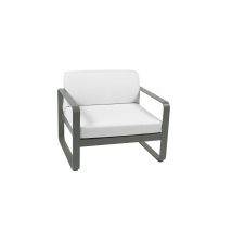 Fauteuil Bellevie Blanc Grisé en Aluminium FERMOB