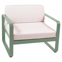 Fauteuil Bellevie Blanc Grisé en Aluminium FERMOB