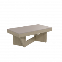 Table basse relevable décor bois Gabriela