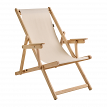 Chilienne Pliante avec Accoudoirs en Bois LONA