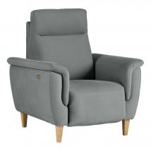 Fauteuil relax electrique tissu coton lin Bergen CAMIF