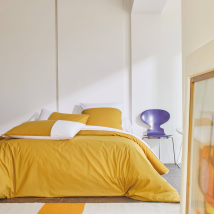 Drap housse percale, Duo BLANC DES VOSGES