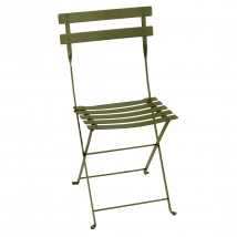 Lot de 2 Chaises Pliantes Bistro Métal en Acier FERMOB