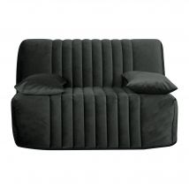 Canapé BZ velours matelas 15 cm Oriane