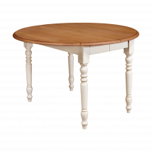 Table à manger à volets extensible bois massif 4 à 8 personnes Embellie CAMIF