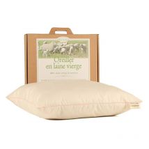 Oreiller ferme en laine vierge biologique, MILLE OREILLERS