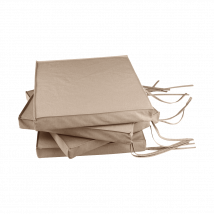 Lot de 4 Galettes de Chaises de Jardin Recyclé Heva CAMIF