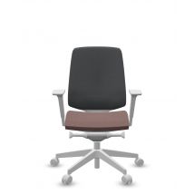 Fauteuil de bureau base grise et dossier résille Light Up 250SL PROFIM