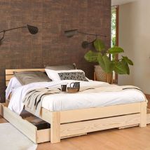 Drap housse literie de relaxation percale bio Elise CAMIF