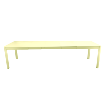 Table Rectangulaire Extensible 149/299 x 100 cm Ribambelle en Aluminium