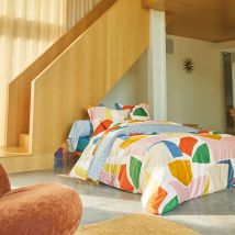 Housse de couette satin Arty BLANC DES VOSGES