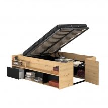 Lit coffre Paco 140 x 190/200 cm